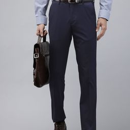 Van Heusen Men Slim Fit Formal Trousers-image-64