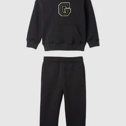 GAP Infants Logo Printed Hoodie & Joggers Clothing Set-13
