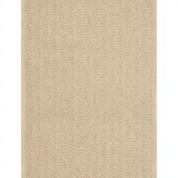 Saral Home Beige Chevron Textured Anti-Skid Jute & Cotton Carpet-image-98