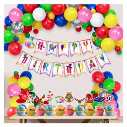 Zyozi Hari Pottar Birthday Decorations Items for Kids Multicolor -  Pack of 36-image-42