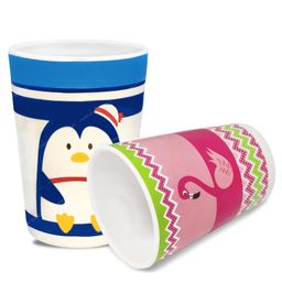 Bunie Cartoon Theme Bamboo Fiber Glasses for Kids  Set of 2 Random Design-11