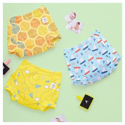 SuperBottoms Padded Underwear For Growing Babies/Toddlers With 3 Layers Of Cotton Padding & Super DryFeel Layer Pull-Up For Potty Training & Diaper-Free Time(Explorer,Size:2,Pack of 3) Upgraded Version (2-3Y)-20