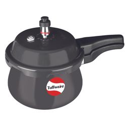 TUFFWAIRE Hard Anodized Outer Lid Pressure Cooker, Hindalco Virgin Aluminum, Durable, Scratch Resistant, Non Toxic & Easy to Maintain, 5 Litre-image-3