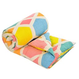 RRC Super Soft Brushed Microfiber Cotton Double Comforter - Multicolor image 2