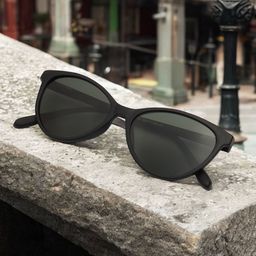 Ted Smith Unisex Cateye Sunglasses with Polarised and UV Protected Lens-28