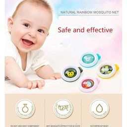 Ortis Reusable Mosquito Repellent Badge Pack of 8 - Colour & Print May Vary image 3