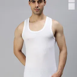 CAVENDERS Pack Of 3 Pure Cotton Scoop Neck Gym Vest C52=-SWIFT----==3- ---85-image-5