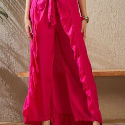 StyleStone Women Smart Flared Trousers-image-114