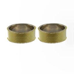 Vidhya Kangan Gold-Toned Brass Bangles-image-48
