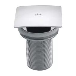 Plato 21 Click Clack (Pop-Up) Waste Coupling 32mm FT With Brass Cover Square Size of 32 mm, 5102-6