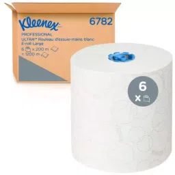 Kimberly-Clark Kleenex Ultra Rolled White Paper Towel 200x19.1mm 2-Ply, 6782-picture-45