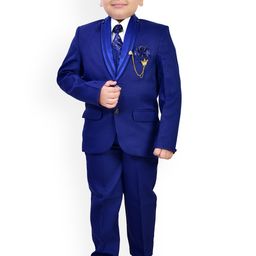 BT DEZINES Boys Single-Breasted 5-Piece Party Suits-image-97