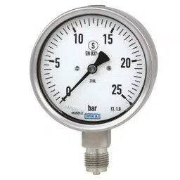 WIKA Analogue Pressure Gauge NPT 1/4 2bar Bottom Entry 63mm Outside Diameter, 75109027-picture-21