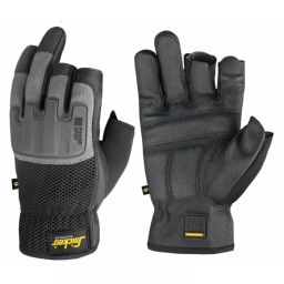 Snickers Power Open Black Polyamide General Purpose Work Gloves Size 7, 95860448007-image-78