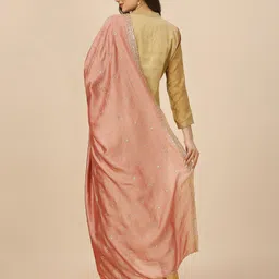 Dupatta Bazaar Embroidered Dupatta with Sequinned image 4