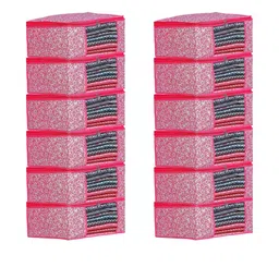 AMAK INC Pink Fabric Multi-Utility Wardrobe Organisers-picture-5