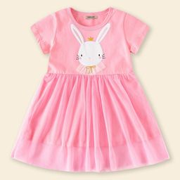 INCLUD Girls Self Design Fit & Flare Dress-image-98