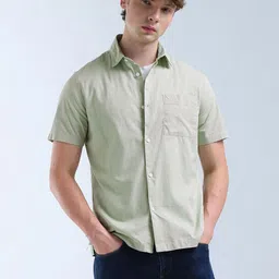 Flying Machine Men Classic Opaque Casual Shirt-image-69