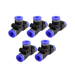 B K JAGAN & CO 6 MM T Pneumatic Hose Tube pu connector (5 PCS) 842P26U-image-18