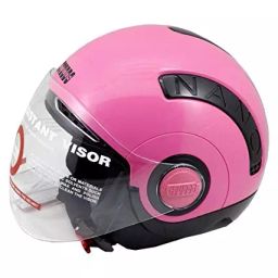 Studds Pink Large (580 mm) Open Face Helmet, Nano 560-43