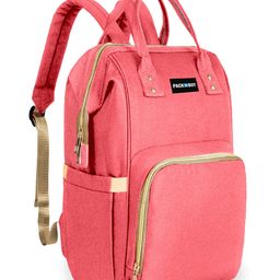 PACKNBUY Baby Diaper Bag Classic Backpack Style for Travel and Storage - Hot Pink-26