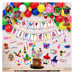 Zyozi Hary Poter Birthday Party Supplies for Kids Multicolor - Pack of 63-image-86