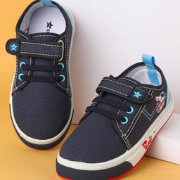 Cute Walk by Babyhug Velcro Closure Casual Shoes - Navy Blue-image-10