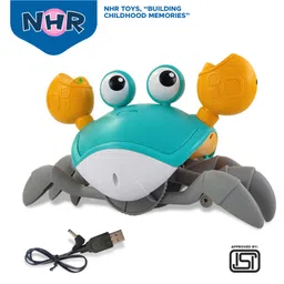 NHR Rechargeable Crawling Crab Toy with Music - Blue-picture-5