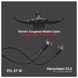 FINGERS Herculean CL5 Type C to Lightning Mobile Cable Worlds Toughest Cable,Fast Charge up to PD27W, Highspeed Data Transfer up to 480 Mbps image 2