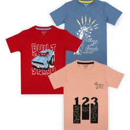 J&JP Boys 3 Printed Applique T-shirt-image-95