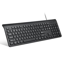 Enter TypeMatePro Wired Keyboard and Mouse Combo Set-Black image 3
