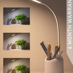 WEIRD WOLF White Acrylic Cylindrical Shaped Table Lamp-50