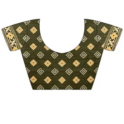 Mitera Bagh Block Print Saree image 3