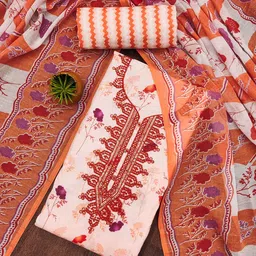 KALINI Printed Unstitched Dress Material-image-86