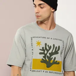 DILLINGER Men Graphic Printed Oversized T-shirt-picture-11