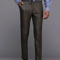 Raymond Men Formal Slim Fit Trousers-image-45