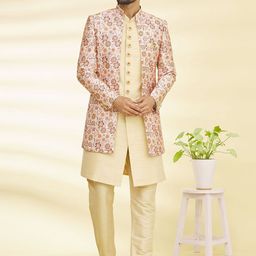 Arihant Rai Sinha Men Regular Kurta with Churidar-image-34