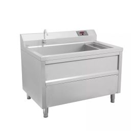 Washmatic Vegetable and Fruit Washer Non Tilting Type with 20-50 Kg/Batch, 80-120 Kg/Hour Capacity and 230 V AC Power Supply, WMV50S-picture-15