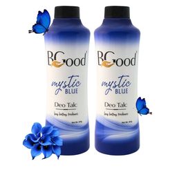 Bgood Set Of 2 Mystic Blue Deo Long Lasting Talcum Powder- 300 g Each-16