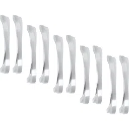 Atom 170.18 mm (6.7 inch) Zinc Silver Glossy Finish Cabinet/Drawer Handle, CH-550-CP-08-110 (Pack of 10)-15