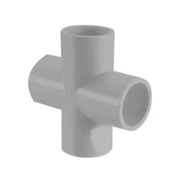 Astral Reducer Cross Tee 2 x 1¼ inch Plastic UPVC Pipe Fittings, M092064740 (Pack of 75)-picture-45