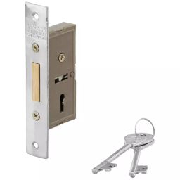 Harrison Super 38 mm Silver Finish Iron Mini Dead Lock Set, DIL-0609-38MM-PK02 (Pack of 2 Pcs)-37