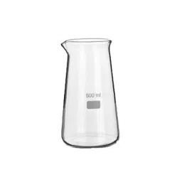 RELIGLAS 500 ml Phillips Pattern Conical Shape Beaker With Spout, 02.209.03-13