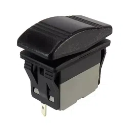 RS PRO SPDT On-Off-On Rocker Switch Panel Mount Polyamide 20 mΩ 30 V, 1748295-67