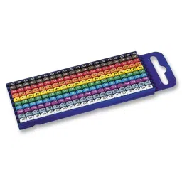 HELLERMANNTYTON Cable Marker, Colour, 4 mm-6 mm, Pk100, W3-270 (Pack of 100)-18