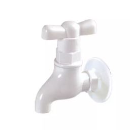 POLYTUF Standard Series Bib Cock T Handle with Flange 1024T-image-9