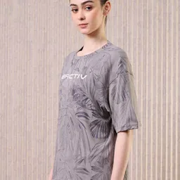 Technosport Women Antimicrobial Pockets Boxy T-shirt-image-82