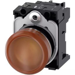 Siemens SIRIUS ACT 3SU11, Panel Mount Orange LED Indicator, 22mm Cutout, Round, 24 V AC/DC, 3SU1152-6AA00-1AA0-picture-15