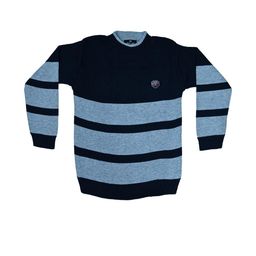 Selcan Unisex Kids Striped Woollen Pullover-image-27