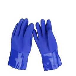 SSWW PVC Hand Gloves Blue 304.8 mm (12 Inch) Size, SSWW_218 (Pack of 10 Pair)-image-2
